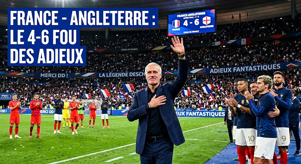 France Angleterre Deschamps : le 4-6 fou des adieux